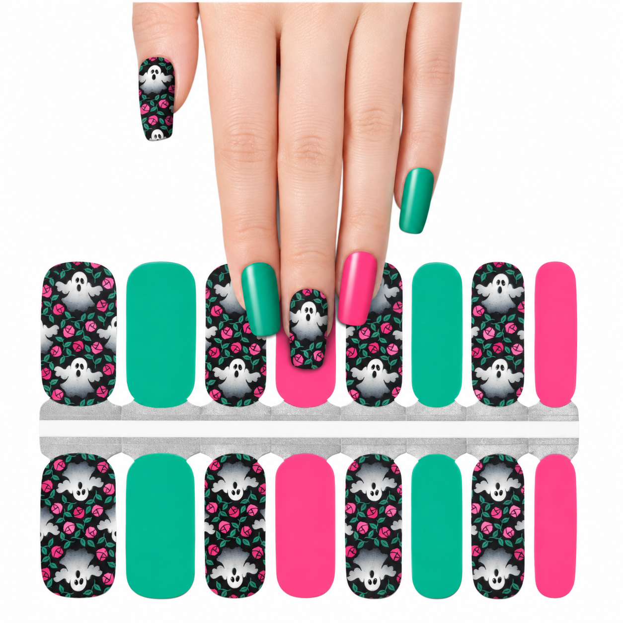 Boo! | Nail Wraps | Nail Stickers | Nail Strips | Gel Nails | Nail Polish Wraps - Nailfordable