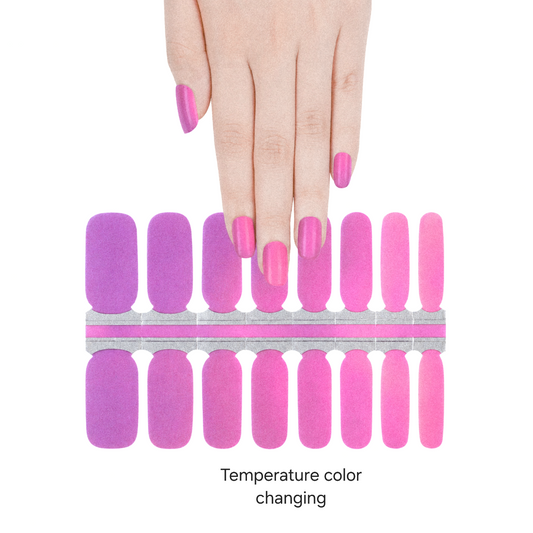 Lilac to Pink | Nail Wraps | Nail Stickers | Nail Strips | Gel Nails | Nail Polish Wraps - Nailfordable