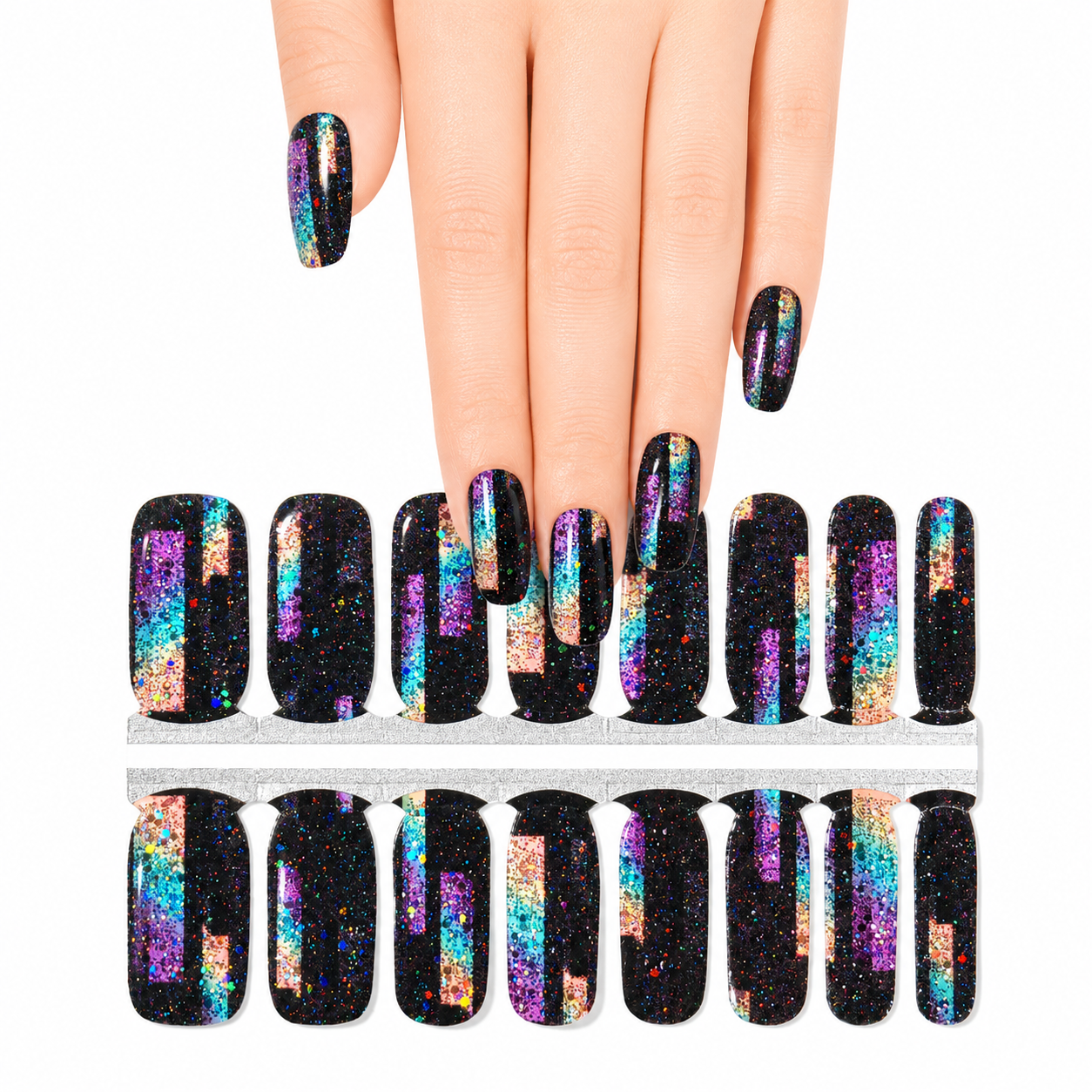 Art in Dark | Nail Wraps | Nail Stickers | Nail Strips | Gel Nails | Nail Polish Wraps - Nailfordable