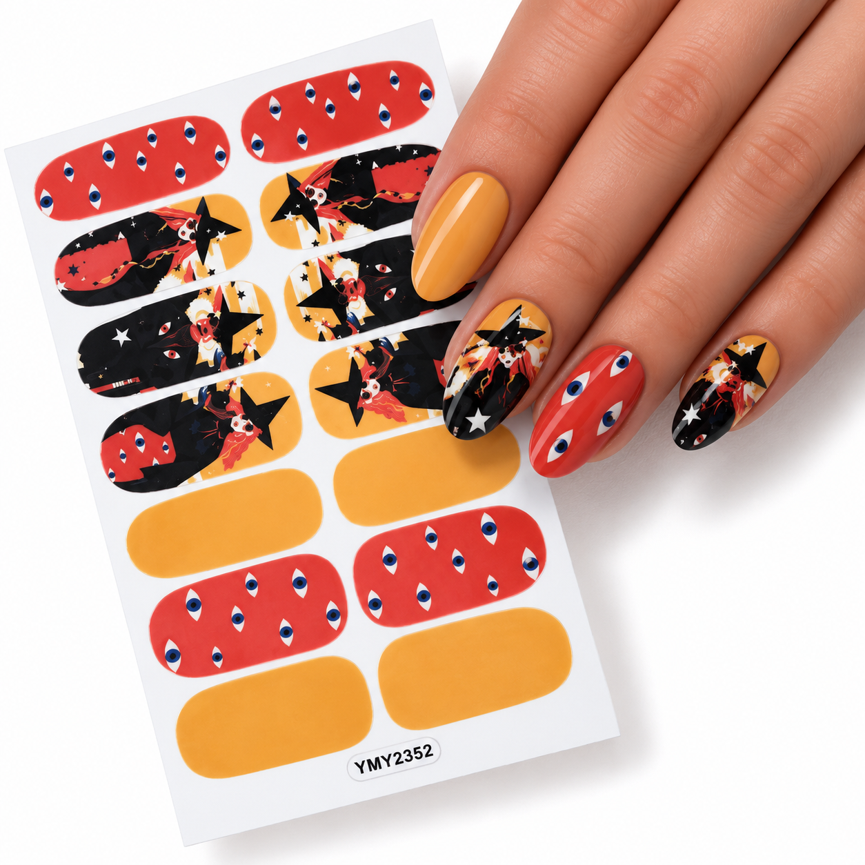 Halloween witch | Nail Wraps | Nail Stickers | Nail Strips | Gel Nails | Nail Polish Wraps - Nailfordable