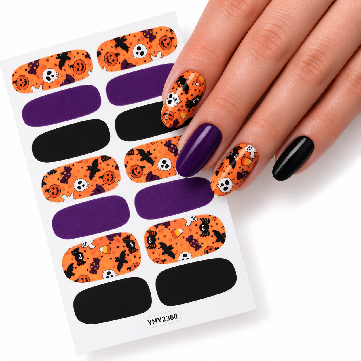 Halloween is here | Nail Wraps | Nail Stickers | Nail Strips | Gel Nails | Nail Polish Wraps - Nailfordable