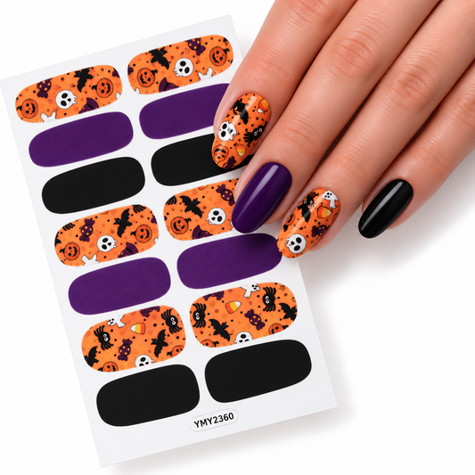 Halloween is here | Nail Wraps | Nail Stickers | Nail Strips | Gel Nails | Nail Polish Wraps - Nailfordable
