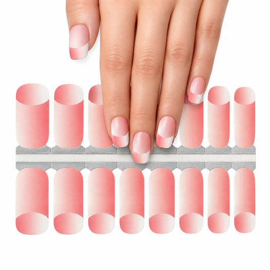 Pink 3D Illusion | Nail Wraps | Nail Stickers | Nail Strips | Gel Nails | Nail Polish Wraps - Nailfordable