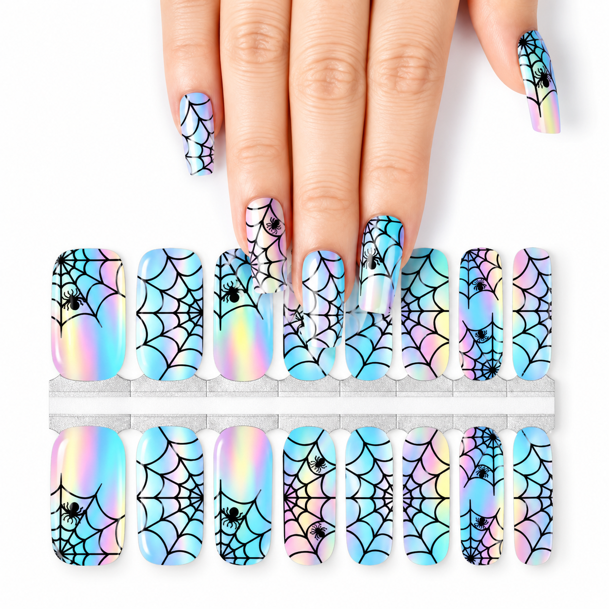 Spiderweb | Nail Wraps | Nail Stickers | Nail Strips | Gel Nails | Nail Polish Wraps - Nailfordable