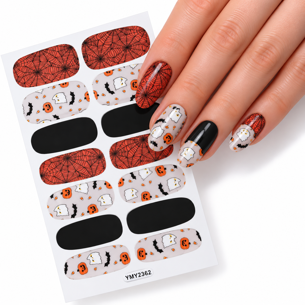 Halloween Day | Nail Wraps | Nail Stickers | Nail Strips | Gel Nails | Nail Polish Wraps - Nailfordable
