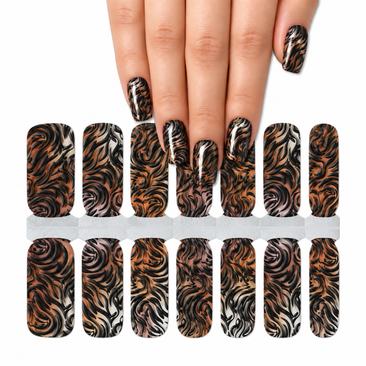 Fur | Nail Wraps | Nail Stickers | Nail Strips | Gel Nails | Nail Polish Wraps - Nailfordable