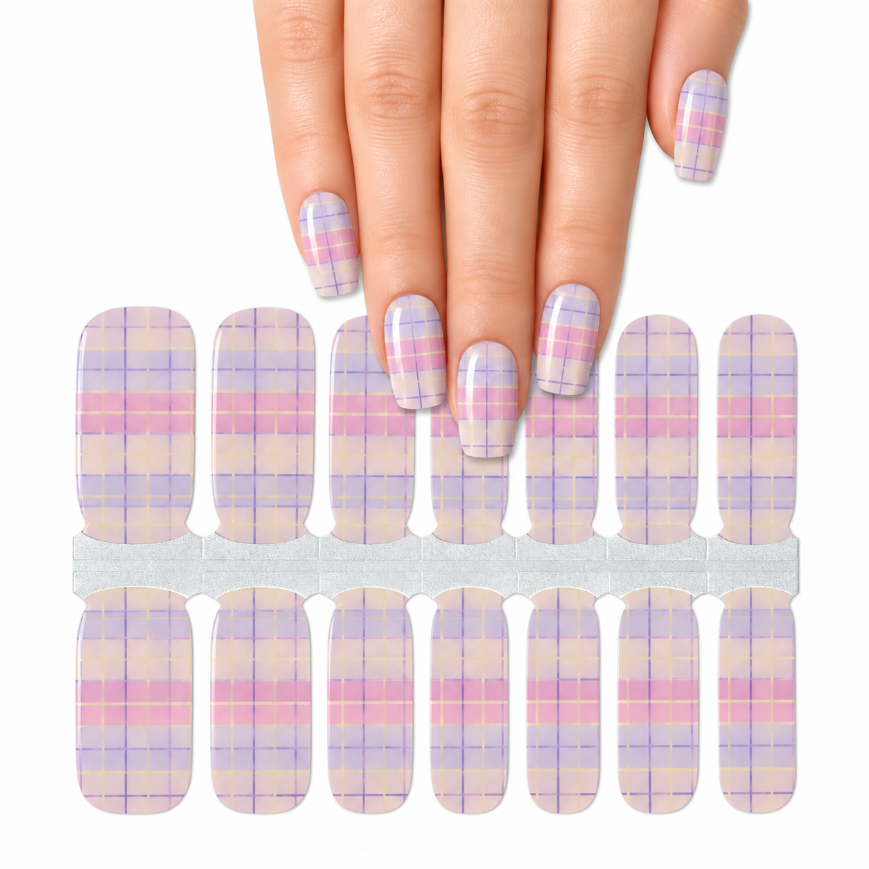 Tartan | Nail Wraps | Nail Stickers | Nail Strips | Gel Nails | Nail Polish Wraps - Nailfordable