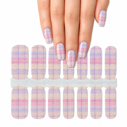 Tartan | Nail Wraps | Nail Stickers | Nail Strips | Gel Nails | Nail Polish Wraps - Nailfordable