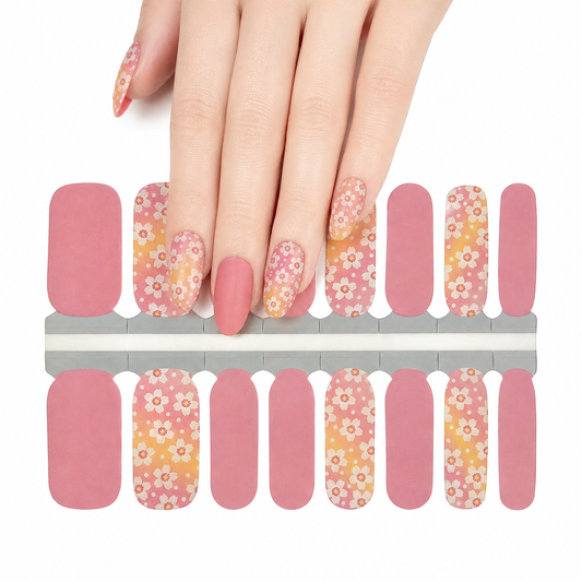White little flowers | Nail Wraps | Nail Stickers | Nail Strips | Gel Nails | Nail Polish Wraps - Nailfordable