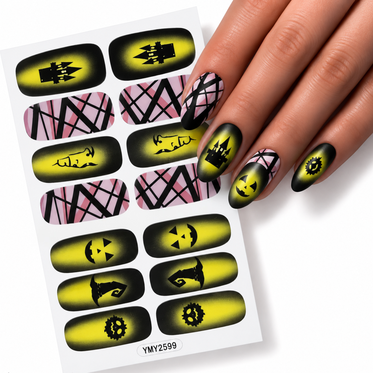 The Witch | Nail Wraps | Nail Stickers | Nail Strips | Gel Nails | Nail Polish Wraps - Nailfordable