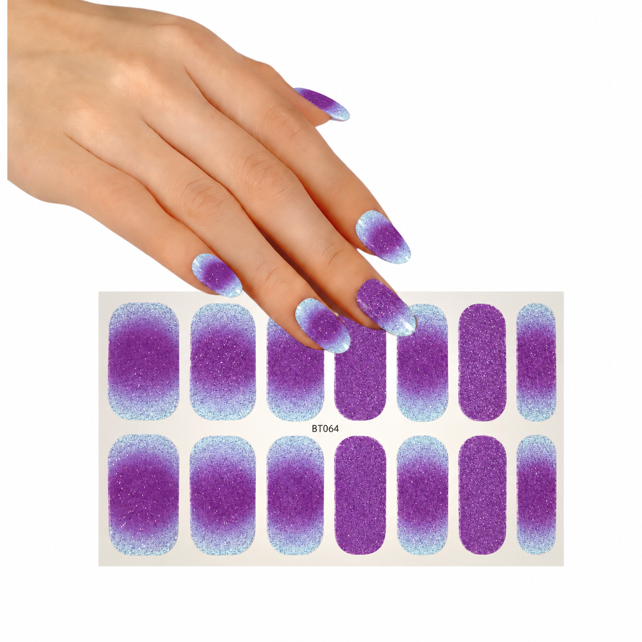 Purple emptiness | Nail Wraps | Nail Stickers | Nail Strips | Gel Nails | Nail Polish Wraps - Nailfordable