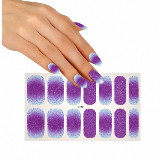 Purple emptiness | Nail Wraps | Nail Stickers | Nail Strips | Gel Nails | Nail Polish Wraps - Nailfordable