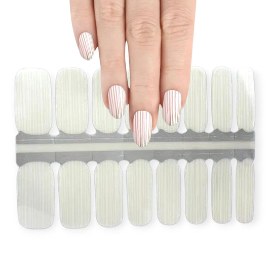 White showers Overlay | Nail Wraps | Nail Stickers | Nail Strips | Gel Nails | Nail Polish Wraps - Nailfordable