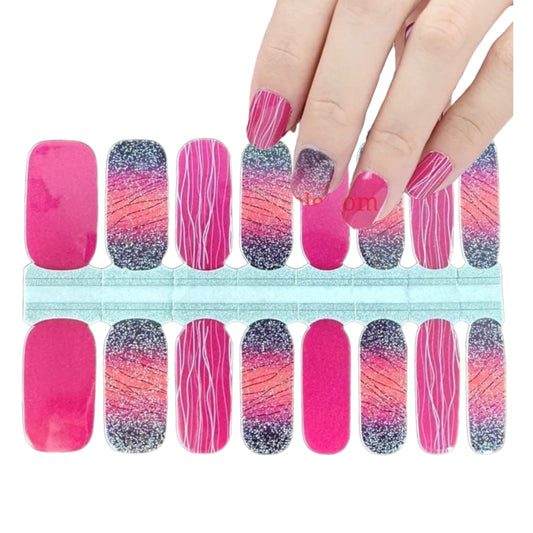 Thunderstorm | Nail Wraps | Nail Stickers | Nail Strips | Gel Nails | Nail Polish Wraps - Nailfordable