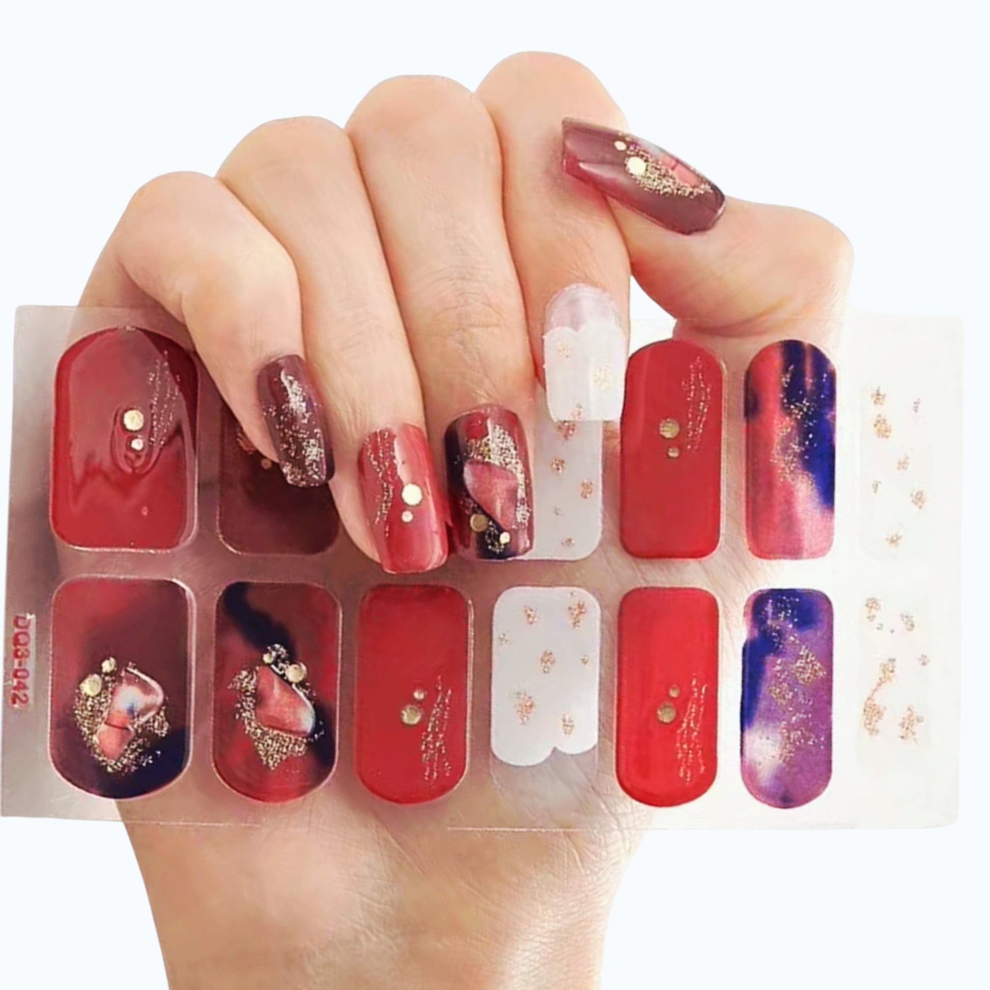 Precious metals | Nail Wraps | Nail Stickers | Nail Strips | Gel Nails | Nail Polish Wraps - Nailfordable