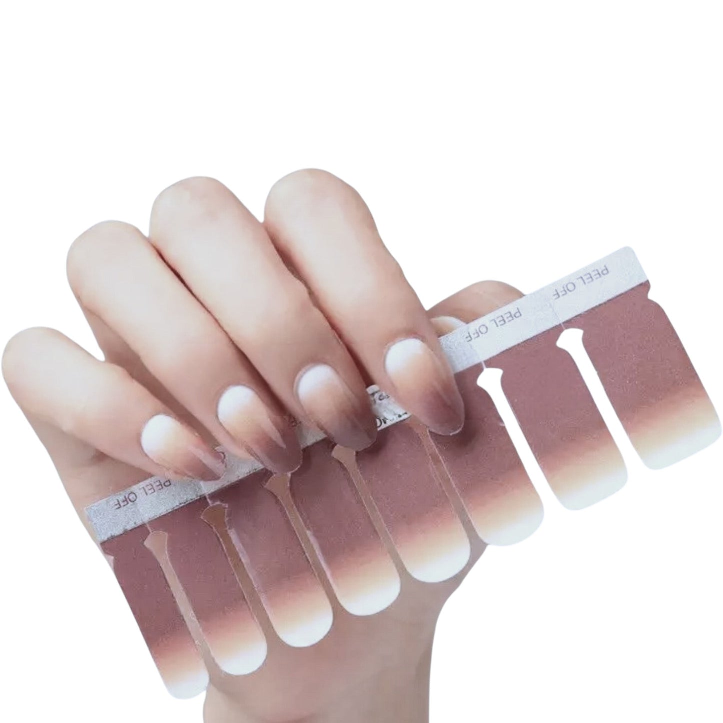 Brownish like | Nail Wraps | Nail Stickers | Nail Strips | Gel Nails | Nail Polish Wraps - Nailfordable