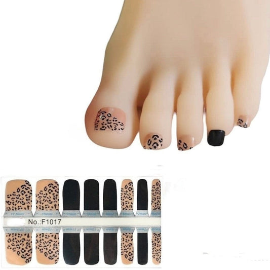 Nude Leopard print | Nail Wraps | Nail Stickers | Nail Strips | Gel Nails | Nail Polish Wraps - Nailfordable
