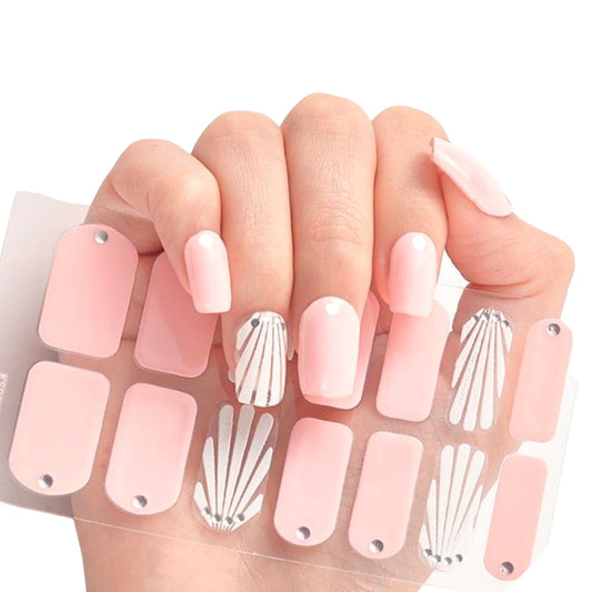 Imperial Shell | Nail Wraps | Nail Stickers | Nail Strips | Gel Nails | Nail Polish Wraps - Nailfordable