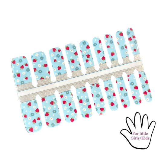 Strawberries | Nail Wraps | Nail Stickers | Nail Strips | Gel Nails | Nail Polish Wraps - Nailfordable