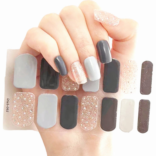 Falling pieces | Nail Wraps | Nail Stickers | Nail Strips | Gel Nails | Nail Polish Wraps - Nailfordable