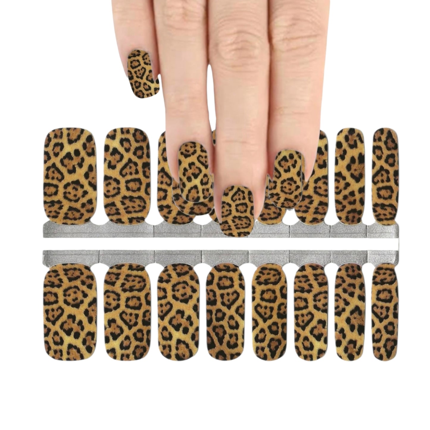 Leopard Print | Nail Wraps | Nail Stickers | Nail Strips | Gel Nails | Nail Polish Wraps - Nailfordable