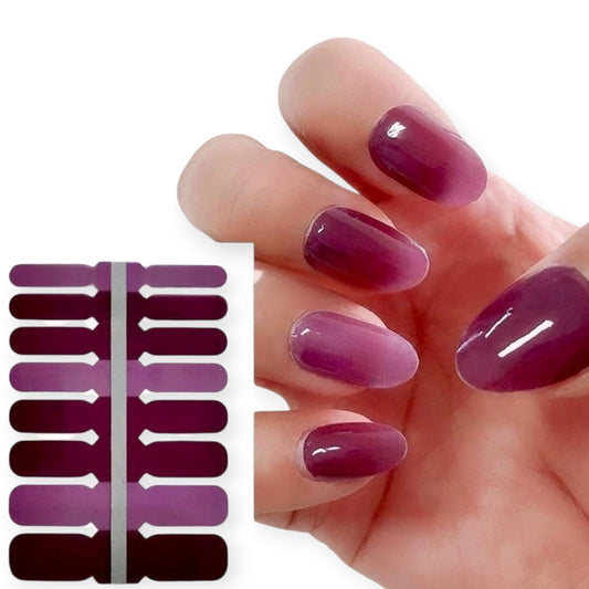 Fading Crystal Wraps | Nail Wraps | Nail Stickers | Nail Strips | Gel Nails | Nail Polish Wraps - Nailfordable