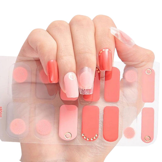 Pink moon | Nail Wraps | Nail Stickers | Nail Strips | Gel Nails | Nail Polish Wraps - Nailfordable