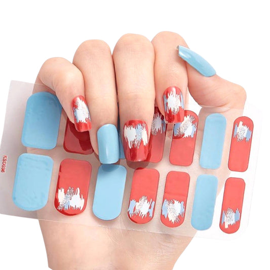Splash Art | Nail Wraps | Nail Stickers | Nail Strips | Gel Nails | Nail Polish Wraps - Nailfordable