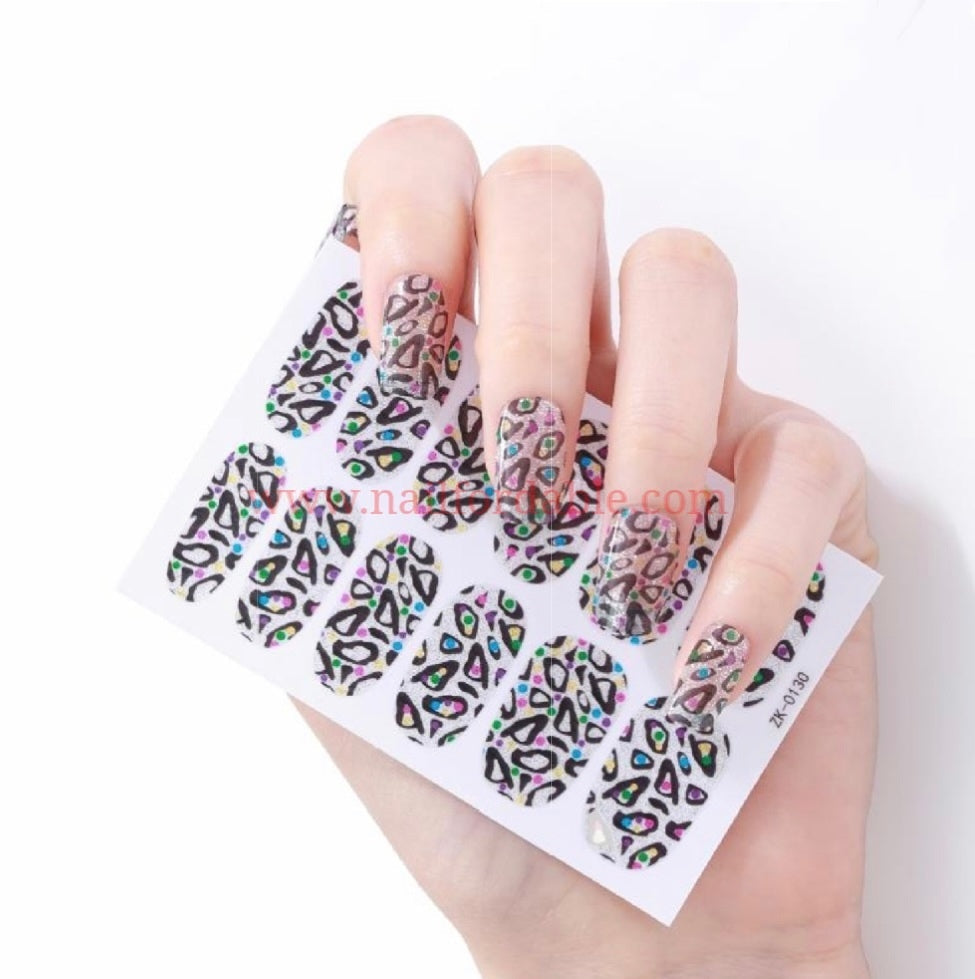 Abstract thoughts Nail Wraps | Semi Cured Gel Wraps | Gel Nail Wraps |Nail Polish | Nail Stickers