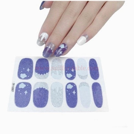Sweet dream Nail Wraps | Semi Cured Gel Wraps | Gel Nail Wraps |Nail Polish | Nail Stickers