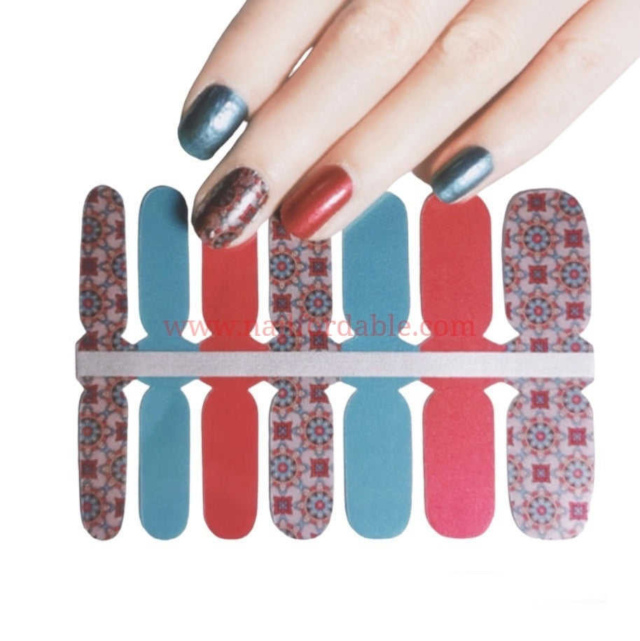 Rudder Nail Wraps | Semi Cured Gel Wraps | Gel Nail Wraps |Nail Polish | Nail Stickers