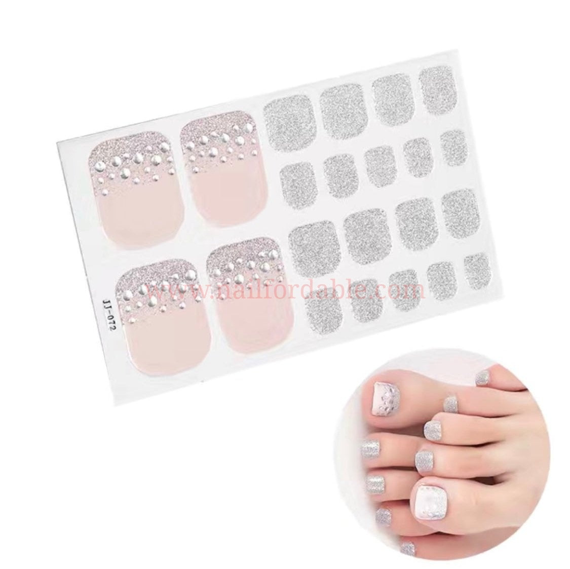 Silver bubbles Nail Wraps | Semi Cured Gel Wraps | Gel Nail Wraps |Nail Polish | Nail Stickers