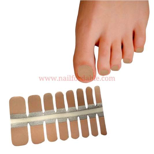 Nude solid Nail Wraps | Semi Cured Gel Wraps | Gel Nail Wraps |Nail Polish | Nail Stickers