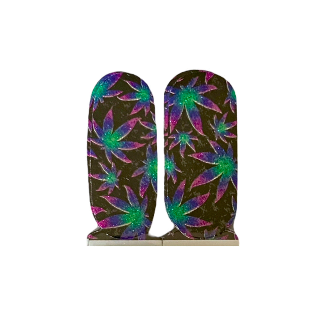 Marijuana accents | Nail Wraps | Nail Stickers | Nail Strips | Gel Nails | Nail Polish Wraps - Nailfordable