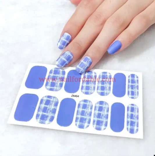 Fishing net Nail Wraps | Semi Cured Gel Wraps | Gel Nail Wraps |Nail Polish | Nail Stickers