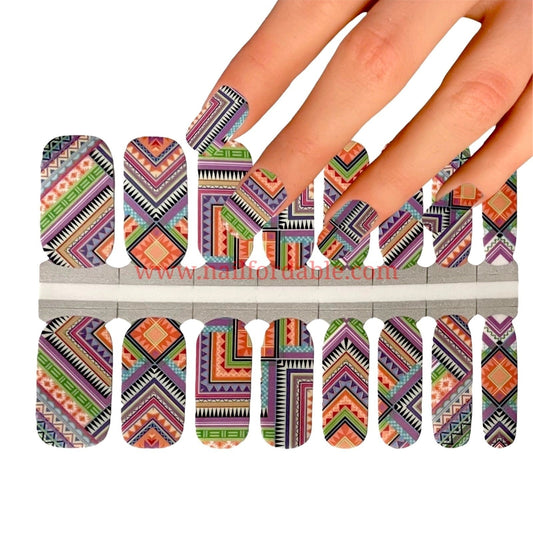 Tribe Nail Wraps | Semi Cured Gel Wraps | Gel Nail Wraps |Nail Polish | Nail Stickers