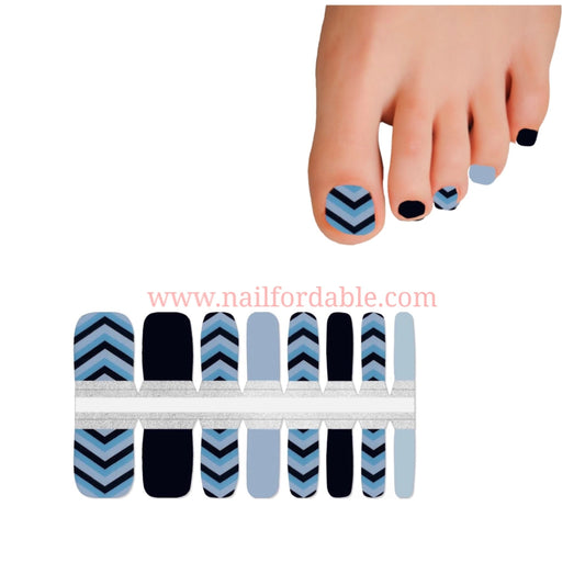 Chevron Up Nail Wraps | Semi Cured Gel Wraps | Gel Nail Wraps |Nail Polish | Nail Stickers