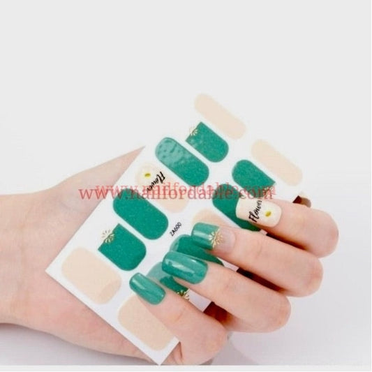 Just a Flower Nail Wraps | Semi Cured Gel Wraps | Gel Nail Wraps |Nail Polish | Nail Stickers