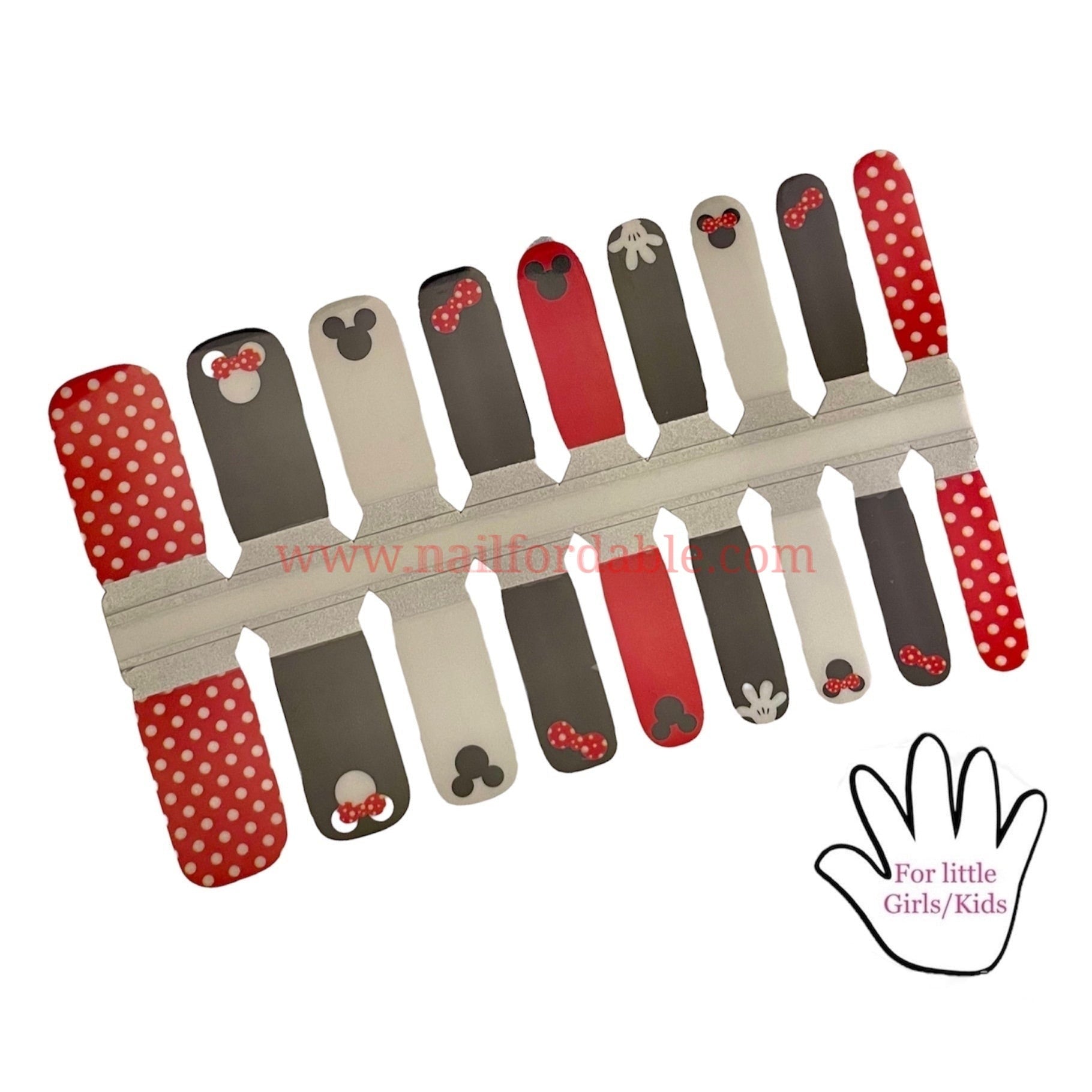 Mickey Nail Wraps 