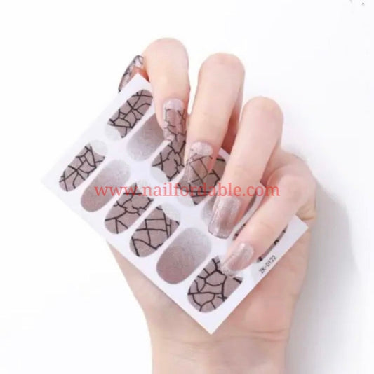 Cobble Stone Street | Nail Wraps | Nail Stickers | Nail Strips | Gel Nails | Nail Polish Wraps - Nailfordable