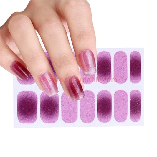 Pink Background Nail Wraps | Semi Cured Gel Wraps | Gel Nail Wraps |Nail Polish | Nail Stickers
