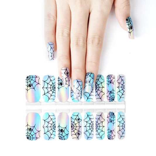 Spiderweb | Nail Wraps | Nail Stickers | Nail Strips | Gel Nails | Nail Polish Wraps - Nailfordable