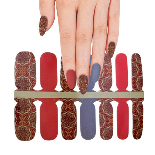 Flower petals | Nail Wraps | Nail Stickers | Nail Strips | Gel Nails | Nail Polish Wraps - Nailfordable