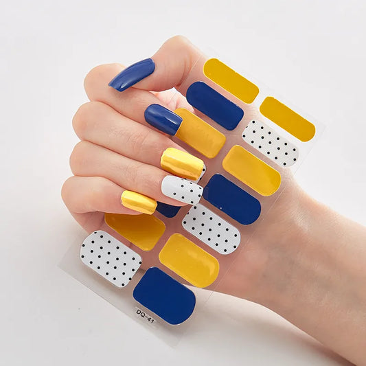 Polka dots accebts | Nail Wraps | Nail Stickers | Nail Strips | Gel Nails | Nail Polish Wraps - Nailfordable