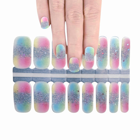 Rainbow universe | Nail Wraps | Nail Stickers | Nail Strips | Gel Nails | Nail Polish Wraps - Nailfordable