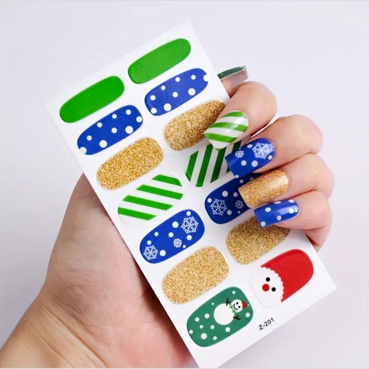 Magic Christnas | Nail Wraps | Nail Stickers | Nail Strips | Gel Nails | Nail Polish Wraps - Nailfordable