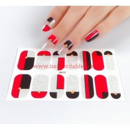 Half | Nail Wraps | Nail Stickers | Nail Strips | Gel Nails | Nail Polish Wraps - Nailfordable