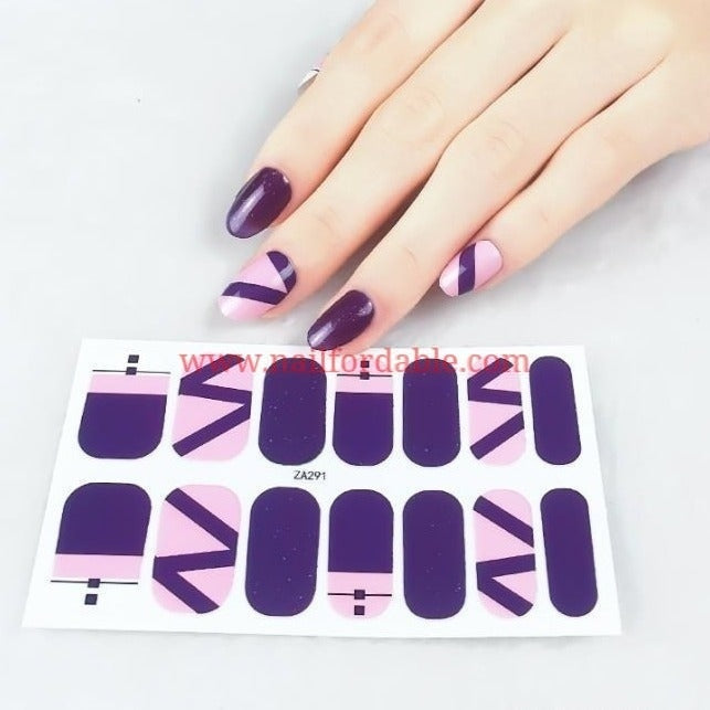 Back n' forth Nail Wraps | Semi Cured Gel Wraps | Gel Nail Wraps |Nail Polish | Nail Stickers