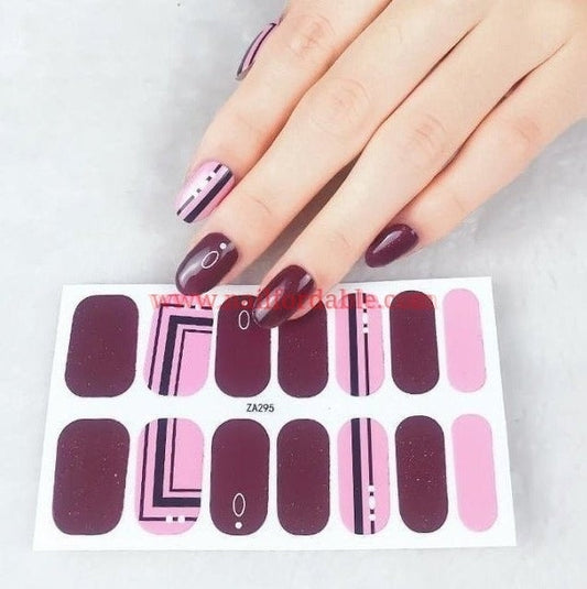 Frame Nail Wraps | Semi Cured Gel Wraps | Gel Nail Wraps |Nail Polish | Nail Stickers