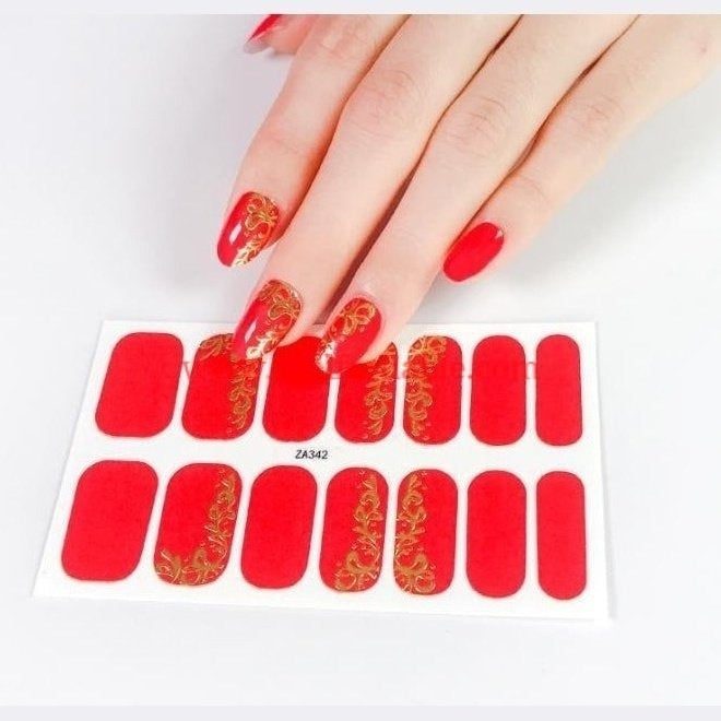 Gold triangle, Nail Wraps, Nail Stickers, Nail Strips, Gel Nails